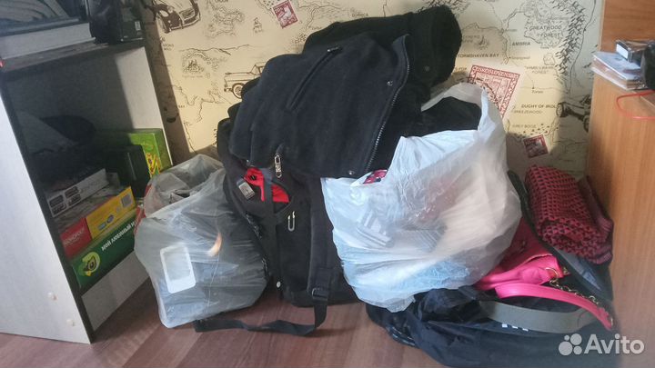 Мешки с одеждой