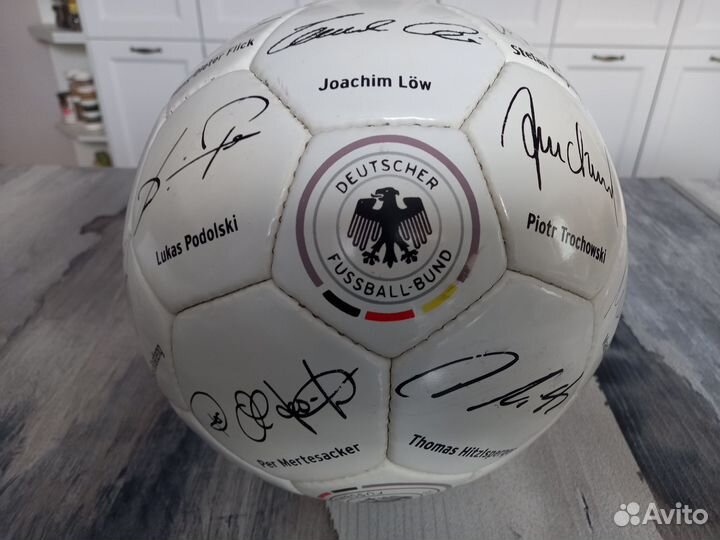 Мяч сборная Германии 2010 2015 г с автографами