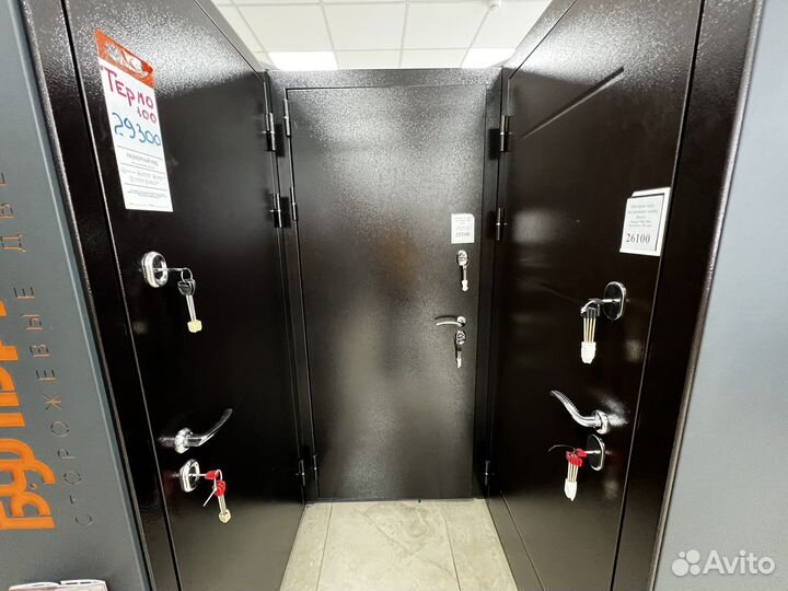 Входная дверь утепленная с терморазрывом