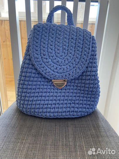 Рюкзак женский вязаный