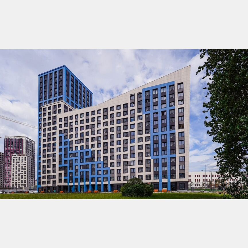 2-к. квартира, 59,6 м², 15/22 эт.