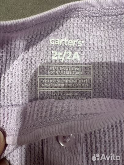 Пижама детская Carter's 2T