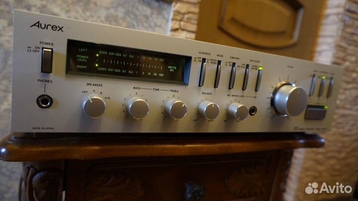 Усилитель aurex SB-A60 Toshiba 220В