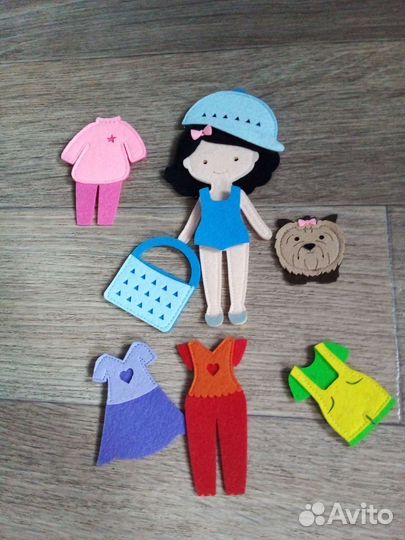 Одень куклу