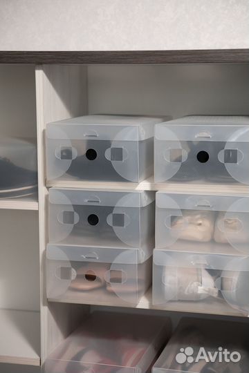 Прозрачные коробки для хранения вещей - универсальные