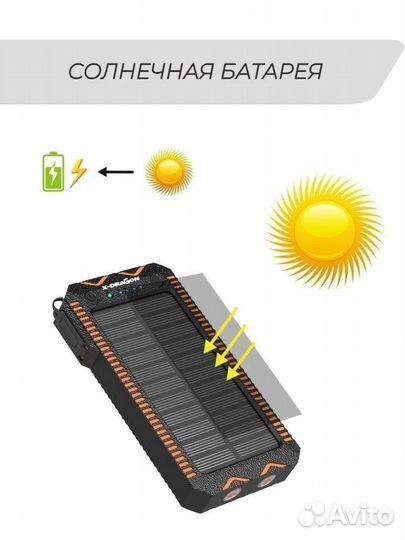 Power bank-зажигалка на солнечных батареях