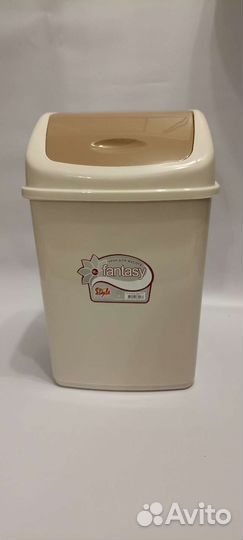 Урна Мусорное ведро 18 литров бежевое