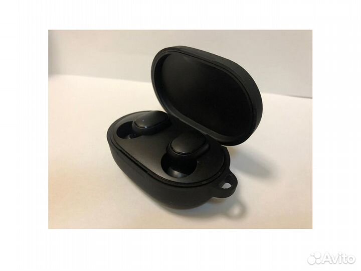 Силиконовый чехол для Xiaomi AirDots Черный