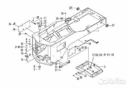 Втулка балансира - 29270007831 (sdlg)