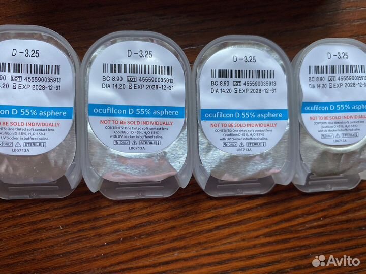 Линзы biomedics 55 evolution D -3.25