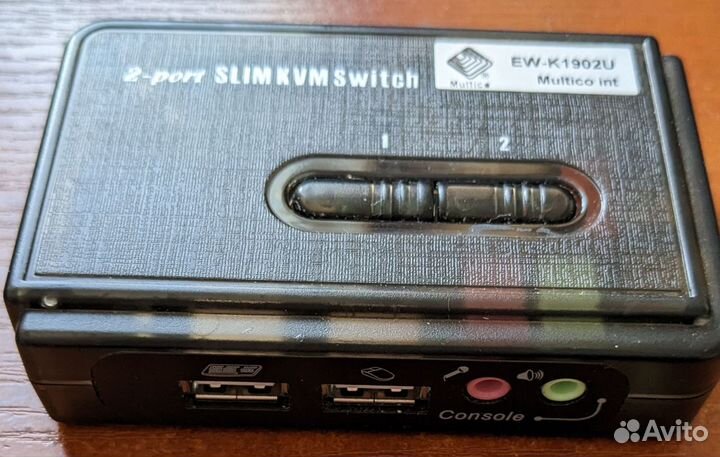 Multico Slim KVM Switch EW-K1902U