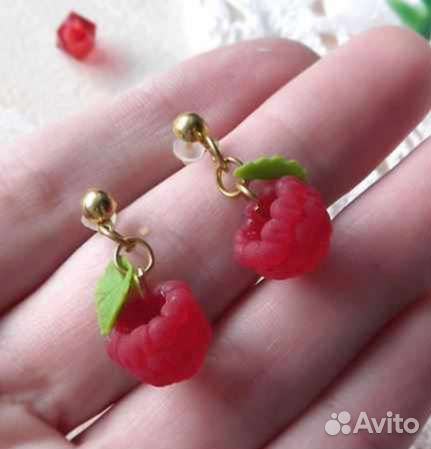 Серьги малина