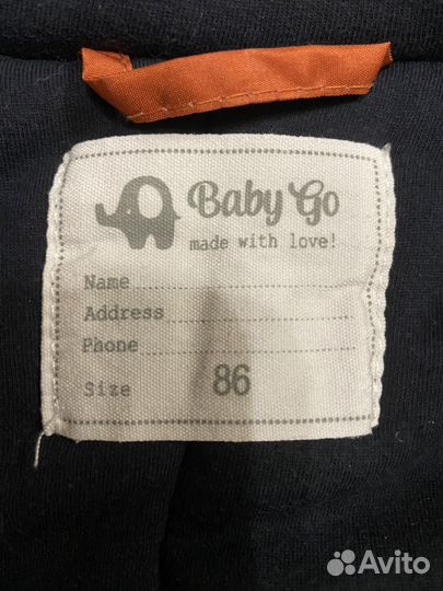 Комбинезон демисезонный 86