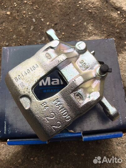 Суппорт передний левый solaris