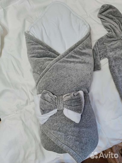 Конверт одеяло на выписку зимний