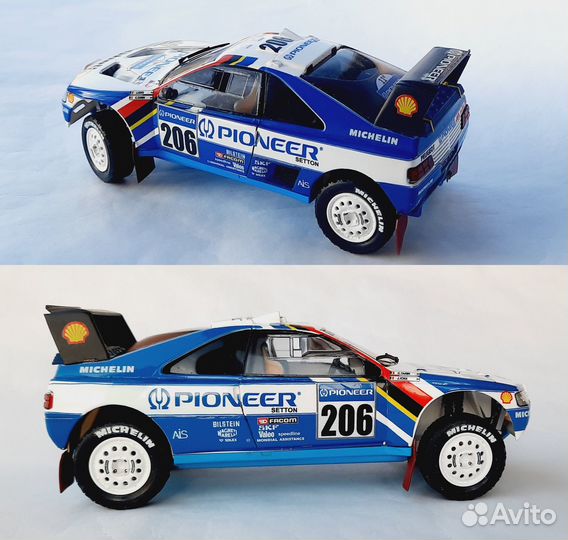 1/24 Tamiya Peugeot 405T16GR 1989 Декаль