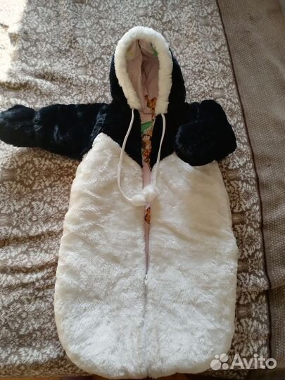 Зимний конверт в коляску