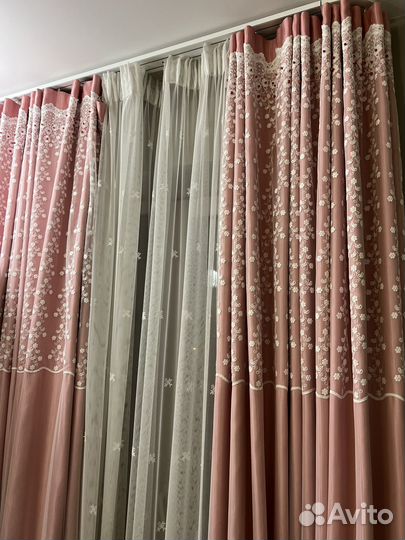 Комплект шторы и тюль