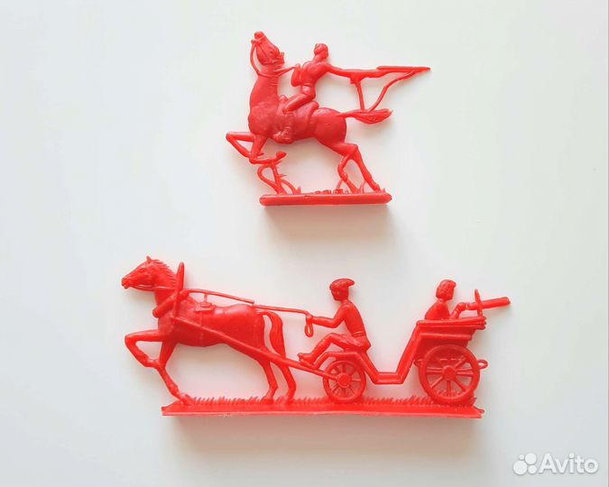 Набор солдатиков Конница Буденного СССР, 8 шт