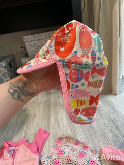 Купальники на девочку 0+ 6м 12м