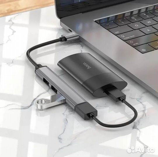 HUB хаб USB 4 в 1 / Концентратор 4 USB