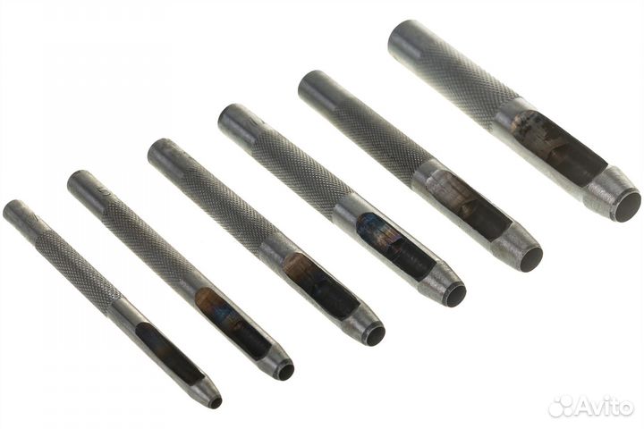 Набор просечек 6шт.3,2-8,0мм (в сумке)