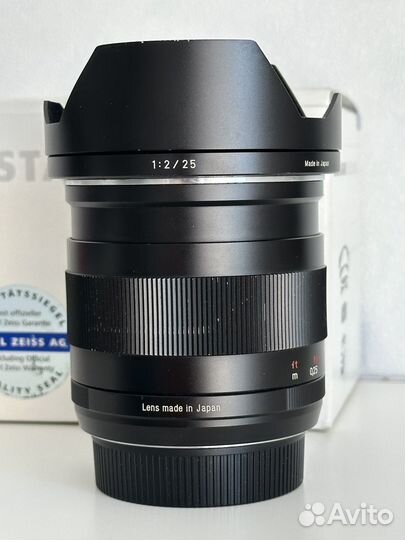 Carl Zeiss Distagon 25mm f2.0 ZE Canon EF