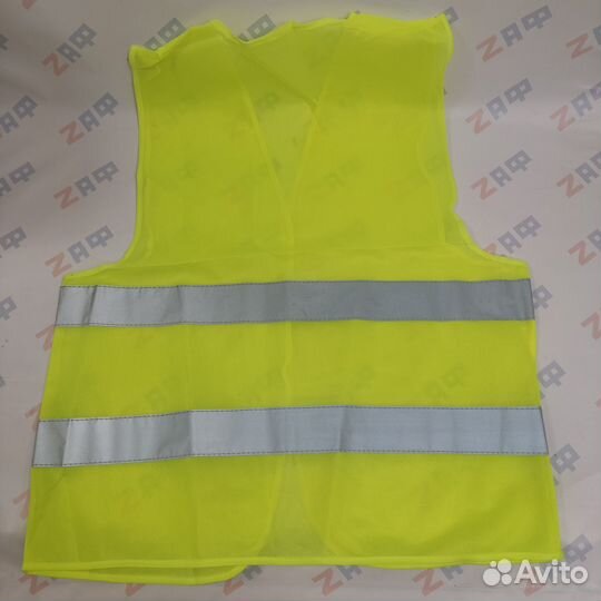 Светоотражающий Авто Жилет, зелёный сигнальный