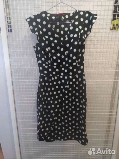 Платье в горох zarina xs