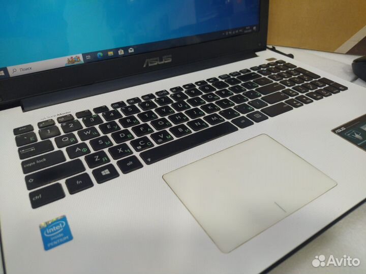 Ноутбук офисный Asus/Pentium 2117U/4GB/SSD128/15'6