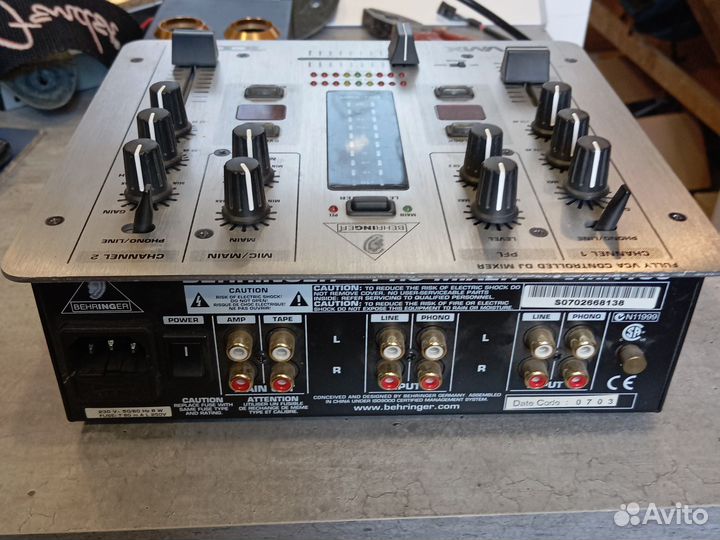 Микшерный пульт Behringer vmx 100