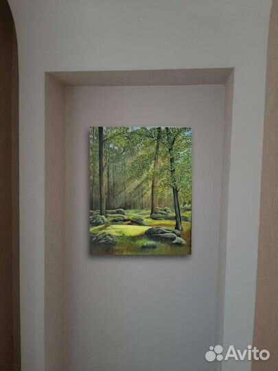Картина маслом на холсте пейзаж