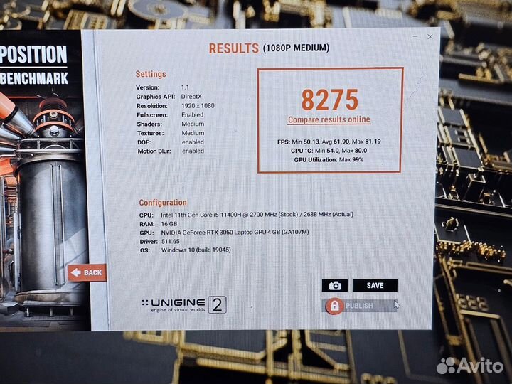 17.3 144 hz/ 11400/Rtx 3050/ 16ddr4