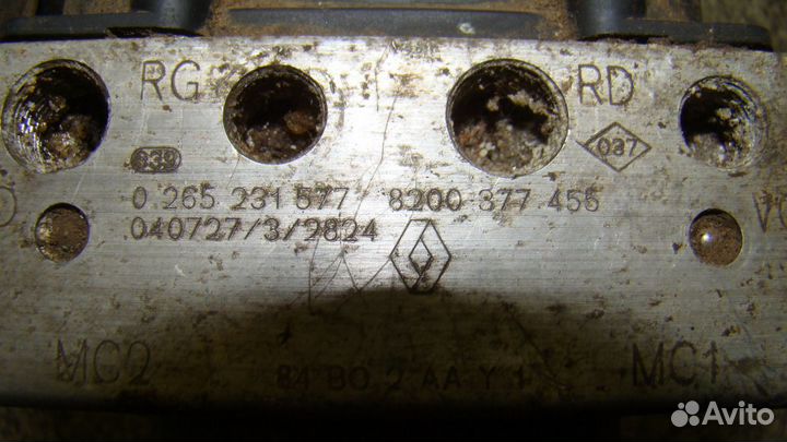 Блок ABS (насос) Renault Megane 2