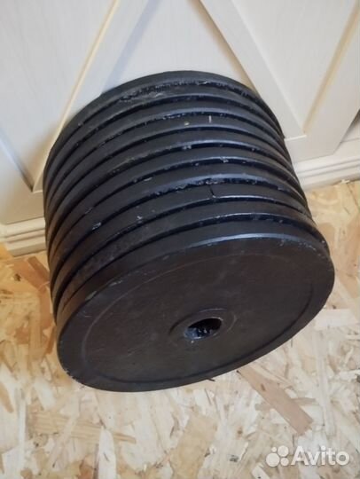 Скамья для жима со стойками и штангой бу