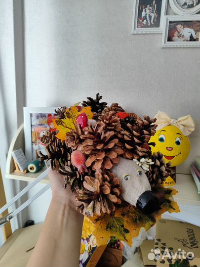 Осенняя поделка Ёжик