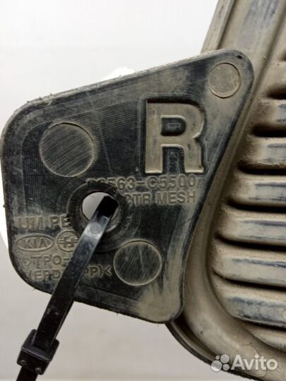 Решетка бампера передняя левая Kia Sorento 3 Prime