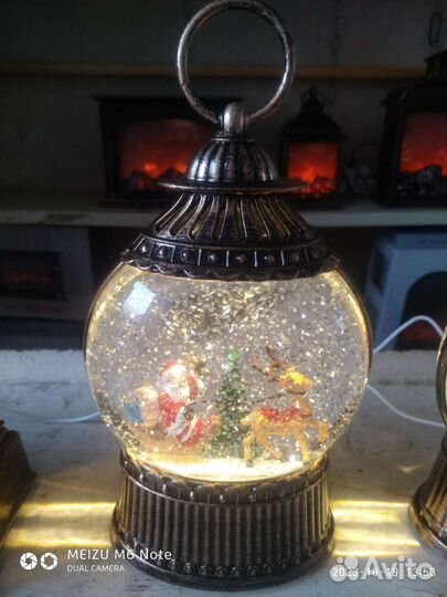 Новогодний фонарь светильник