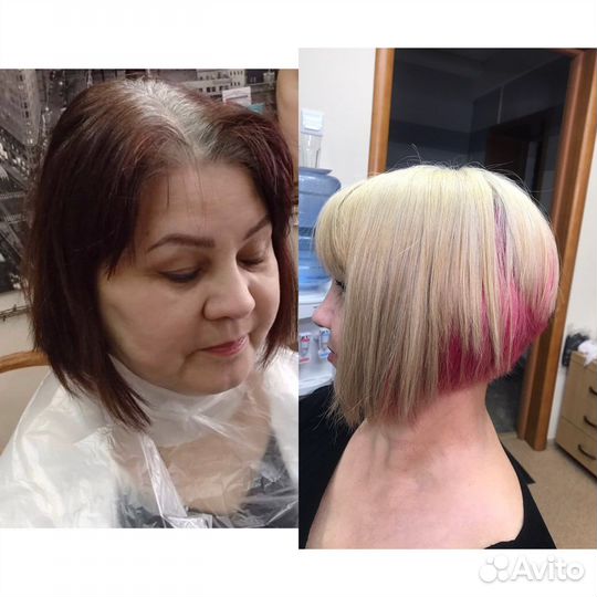 Из чёрного в блонд реально за 1 день