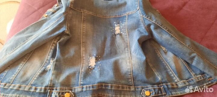 Джинсовая куртка детская