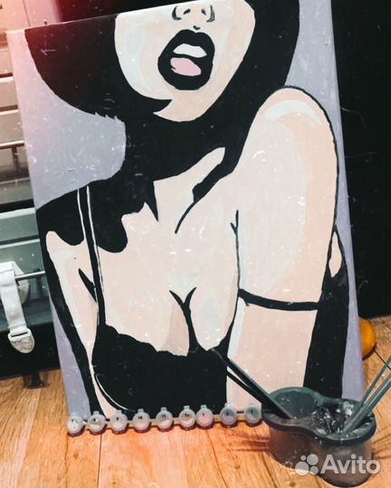 Картины по номерам раскрашенная