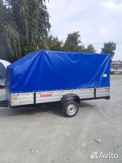 Прицеп Атлетик Буран 3300*1400мм. с тентом