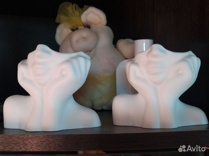 Шкатулки, кашпо, статуэтки из гипса