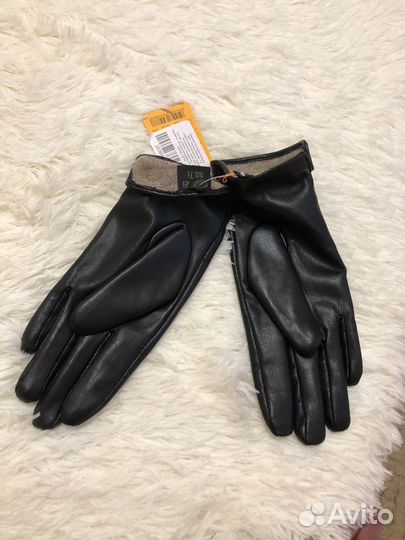 Перчатки женские кожаные новые