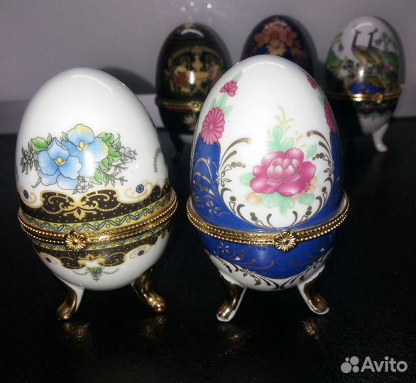 Керамические яйца-шкатулки