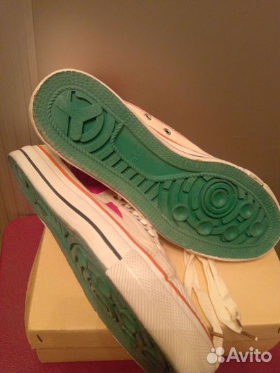 Новые кеды 37 размера (23,5)(госфирма кнр)винтаж