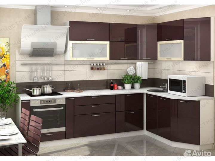 Новая кухня. Цена за кухонный гарнитур на фото