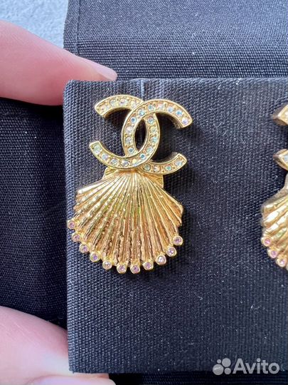 Серьги Chanel оригинал