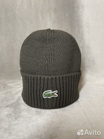 Шапка Lacoste бини премиум качество