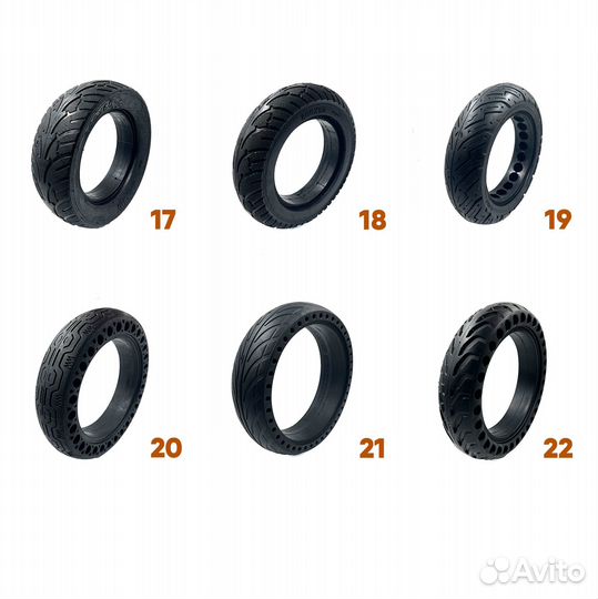 Камеры и покрышки для электросамокатов